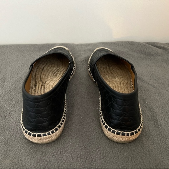 GUCCI 567106 LEATHER ESPADRILLES -Black Women’s Euro 40.5, with box and dust bag - Picture 8 of 8